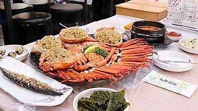정자역 맛집 '속초붉은대게', 대게와 청어알의 조화