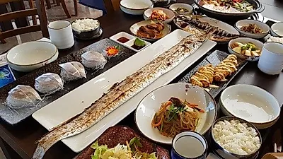 제주도 갈치구이 한림맛집 제갈양, 협재해수욕장의 아름다운 초겨울바다와 함께