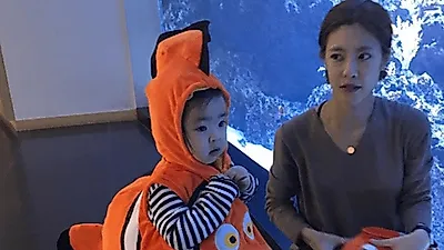 이윤지 딸 라니, 물고기 인형옷 차림에 '진짜 천사다' 영화 보고 한 말에 '깜짝'