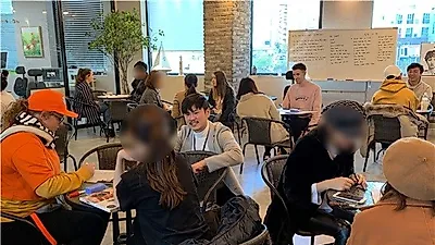 부산 해운대 성인 영어 회화 스터디 학원, 홈스테이 어학원 '리얼 스피킹' 트레이닝 이벤트 실시