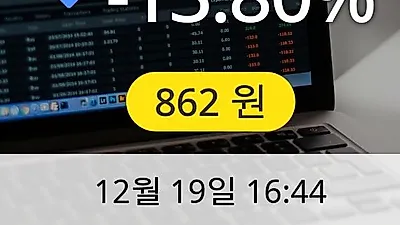 비츠로시스 19일 862원 마감보고
