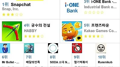 [5월 22일 앱차트]앱스토어 플레이스토어 앱 순위와 분석
