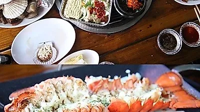 을왕리 맛집 '황신혜조개구이'에서 조개구이와 다양한 해산물을 맛볼 수 있어