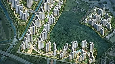 김포사우스카이타운, 김포한강스카이타운 전 세대 남향 위주 4베이 구조로 채광성 높아