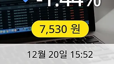 휴비스 20일 7,530원 마감
