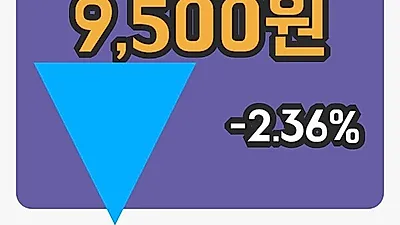 주식마감이수화학 25일 9,500원 장종료