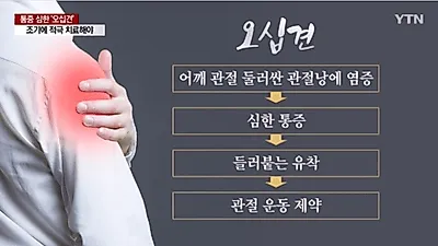 오십견, '옷 갈아입거나 샤워할 때 등 근력이 떨어지는 증상' 어깨통증 유발 원인 뭐길래?