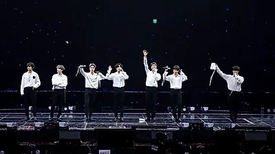 무대에서 빛나는 '방탄소년단(BTS)' 한 달 장기 휴가 끝! 10월 방탄 콘서트 투어 일정 소화 출국