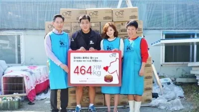 장서희, 네슬레퓨리나와 유기견 보호소에 사료 후원