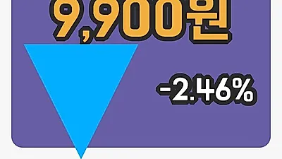 국내주식마감한국주철관 21일 9,900원 장 마쳐...