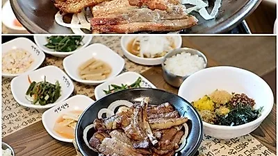 경주가뵬만한곳, 국내산 통삼겹 숯불갈비 '서민식당' 간장새우밥도 별미