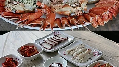 봄철 별미 홍게 식도락 여행...속초 맛집 탐방 '홍게나라'
