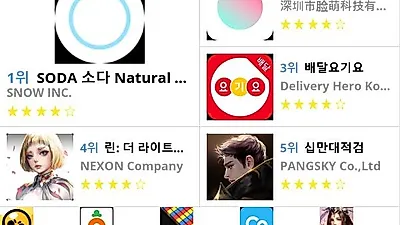 [3월 19일 어플순위]애플 앱스토어, 플레이스토어 순위