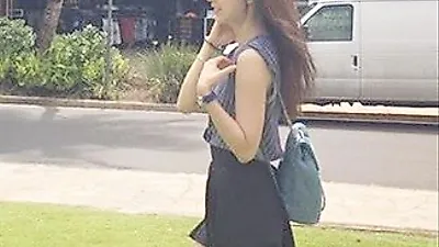 차세찌 한채아, 도대체 어디까지가 다리길이?...쭉 뻗은 무보정 기럭지 보니