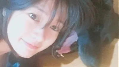 정소민 반려견과 나란히 누워 "아가하품"