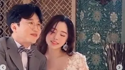 박성광 아내 이솔이 결혼 "내가 더 잘할게, 사랑해"