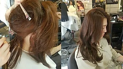 건대붙임머리 배김없이 가볍고 자연스러운 최고급 '천연모' 60%할인 탁미연헤어