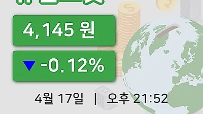 주식마감유진로봇 17일 4,145원 마감...
