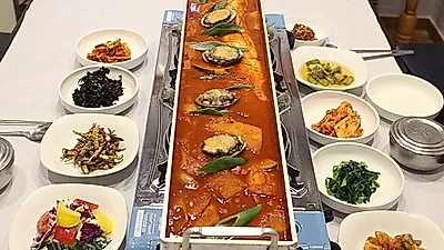 제주도 서귀포시 중문 아침식사 맛집 '기원뚝배기', 통갈치조림 주문 시 생전복 무료서비스