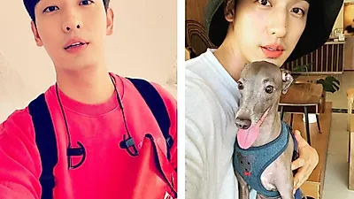 윤박, 올해 나이 33세 이름 뜻? '넓게 다스리다' '주인 닮아 잘생겼네' 윤박 반려견과의 셀카 화제