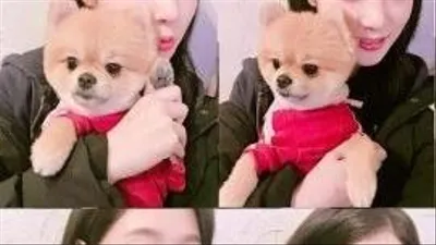 정채연, 귀여운 강아지와 다정다감 일상 '찰칵'