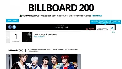 "그래미 어워즈 무대에 서고 싶다" 빌보드차트 월드뮤직 1위, BTS 지난 06년도 이후 외국어 앨범 첫 1위 기록해…