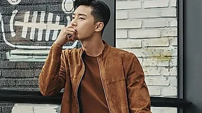 [스타☆톡]'수영장 파티' 박서준 지난 11월 찍은 몽블랑 화보 눈길, 훈훈한 미모 자랑
