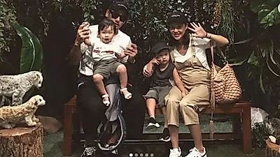쿨 유리, 단란한 동물원 나들이 사진 공개
