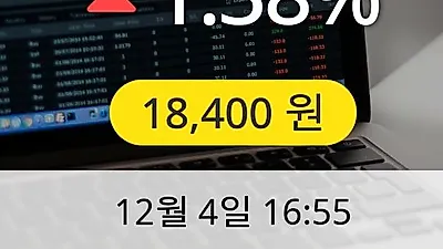 이엠텍 4일 18,400원 마감