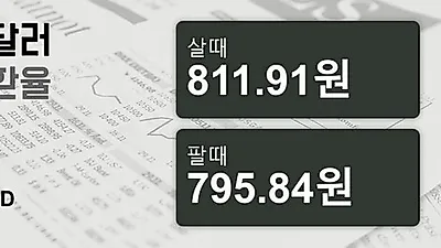 28일 호주 달러 살때 811.91원, 팔때 795.84원 ▼-0.51%감소