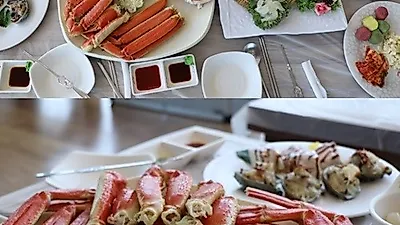 수율 높은 대게찜을 합리적인 가격에...속초 대포항 맛집 '대게대게회직판장'