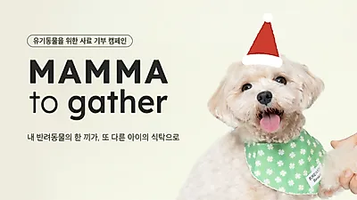 네츄럴코어, 유기동물 보호소에 기부 연계…‘삐삐’와 함께한 반려 캠페인
