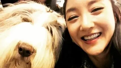 바다, 강아지와 함께 환한 미소 '아빠 미소가 절로'