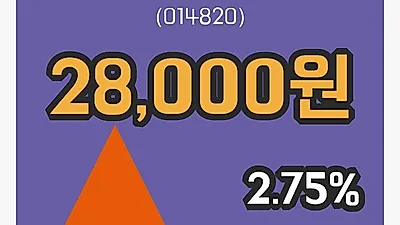 동원시스템즈 3일 28,000원 장종료