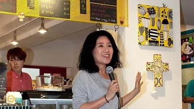 [포토]'땡큐센터' 2호점 오픈, 인사말 하는 박소연 대표