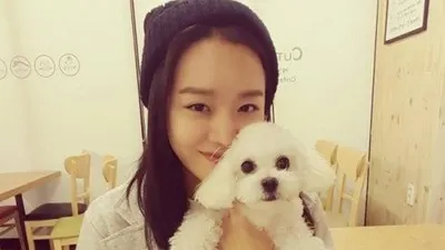 신혜선 반려견 이찌, 깜찍한 투샷