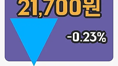 국내주식마감에스엘 26일 21,700원 마감그래프정리