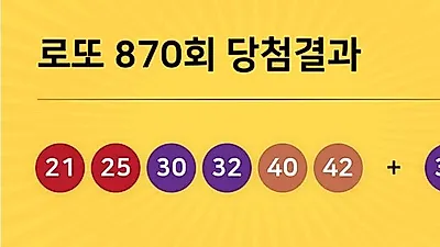 동행복권 870회 204억 누구꺼? 당첨지역 경기도 5곳, 경남 2곳 등...