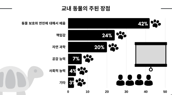 학교에서 키우는 동물, 아이들 공감능력 및 책임감에 긍정적