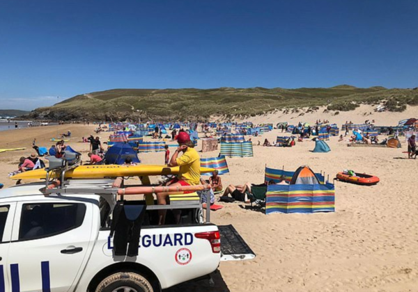 ▲콘월 해변(출처=RNLI/Ben Gardiner) 