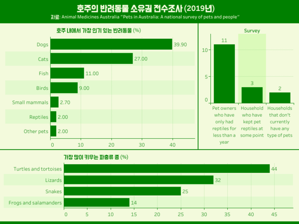 도마뱀·개구리 키우는 이유? “유지 관리 쉬워서”