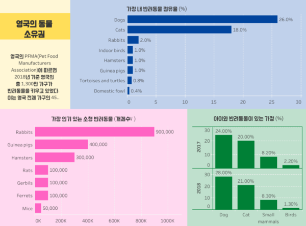 개·고양이 外 반려동물로 적합한 작은 동물 BEST4