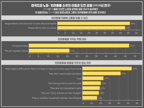 “반려동물 덕분에 즐거워” 노년층 유대감 높이고 스트레스 줄인다