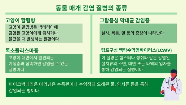 동물 매개 감염 질병, 개‧고양이‧햄스터도 원인될 수 있다?
