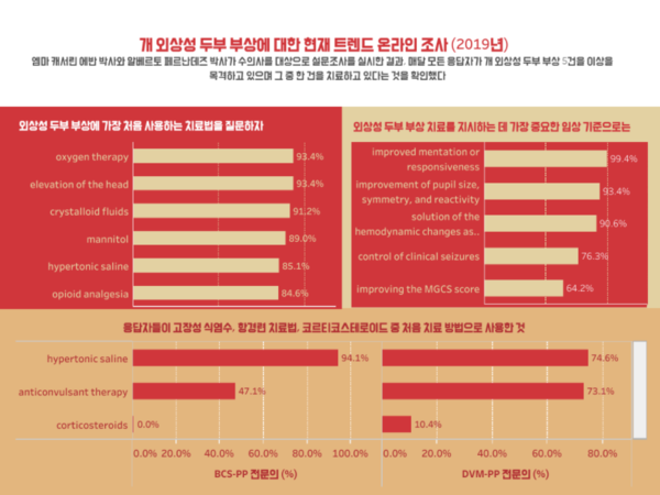 반려견의 외상성 두부 부상, 징후와 치료법은?