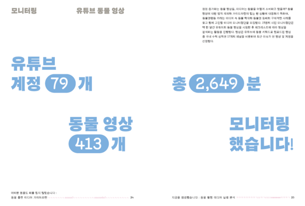 '동물 출연 미디어 가이드라인 : 어떠한 동물도 해를 입지 않았습니다'