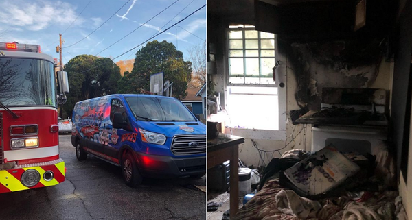 불 속에 뛰어들어 보호소 동물 16마리 모두 구한 노숙자