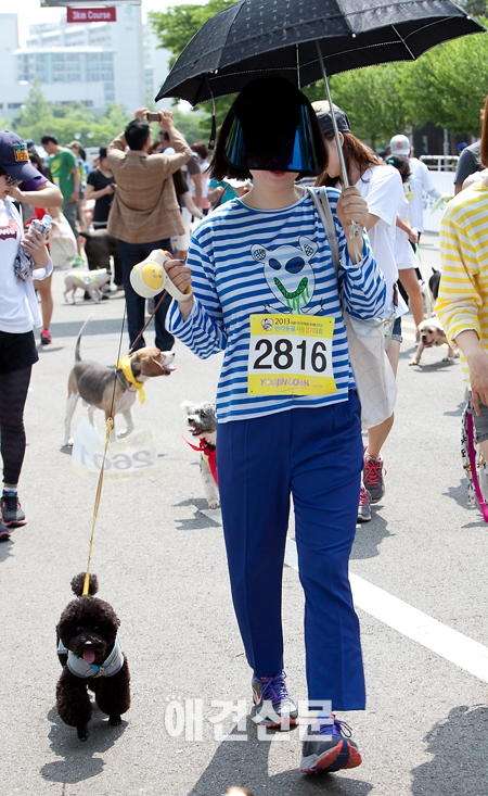 [포토]자외선 철벽 수비중인 참가자