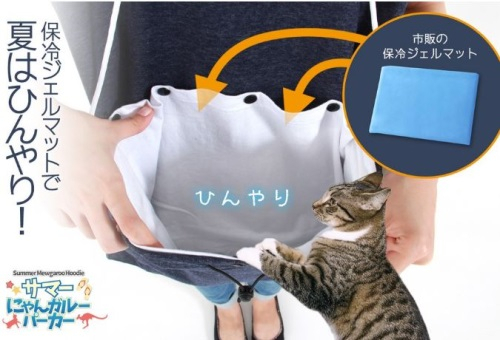 일본, 귀여운 고양이 운반 후드 등장