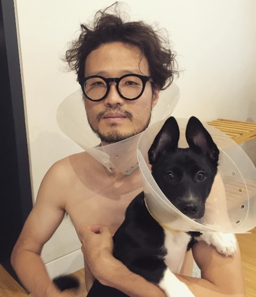 조정치, 반려견과 커플 넥카라 '폭소'